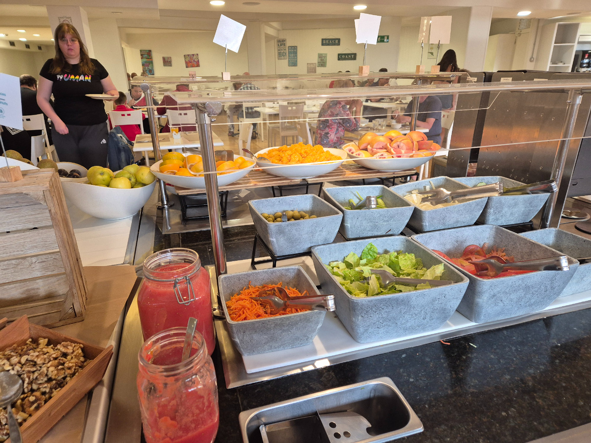 на завтраке