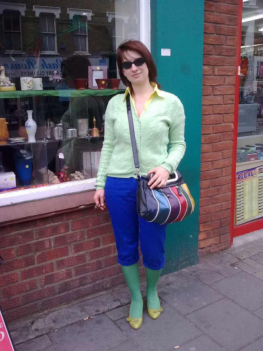 тоже я... выглядела тогда лихо!