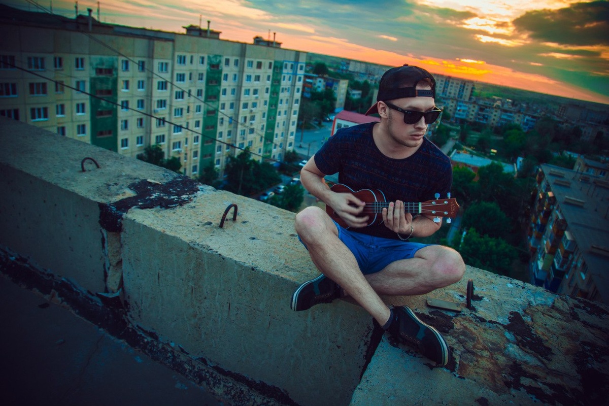 Съёмка лайва на песню "Уходить в закат"