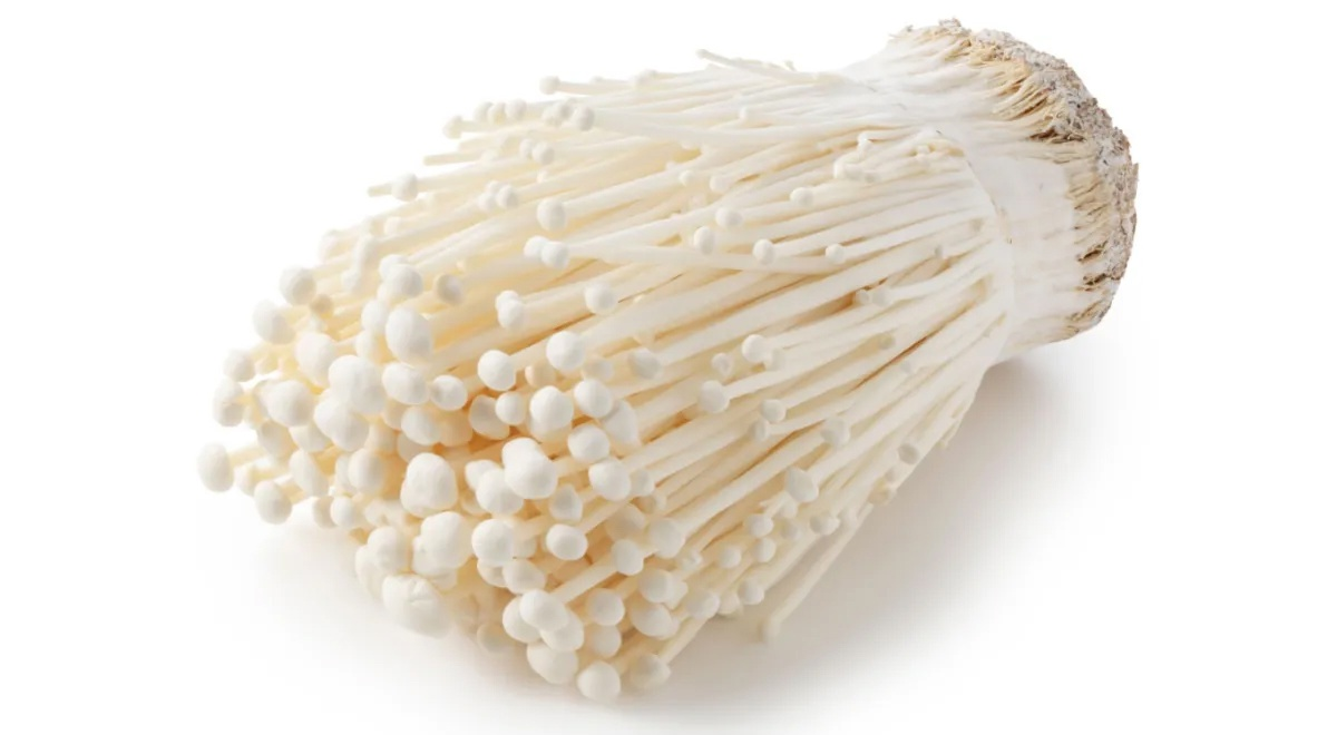 Энокитаки из магазина. Бледный, сразу видно на свежем воздухе нечасто бывал...