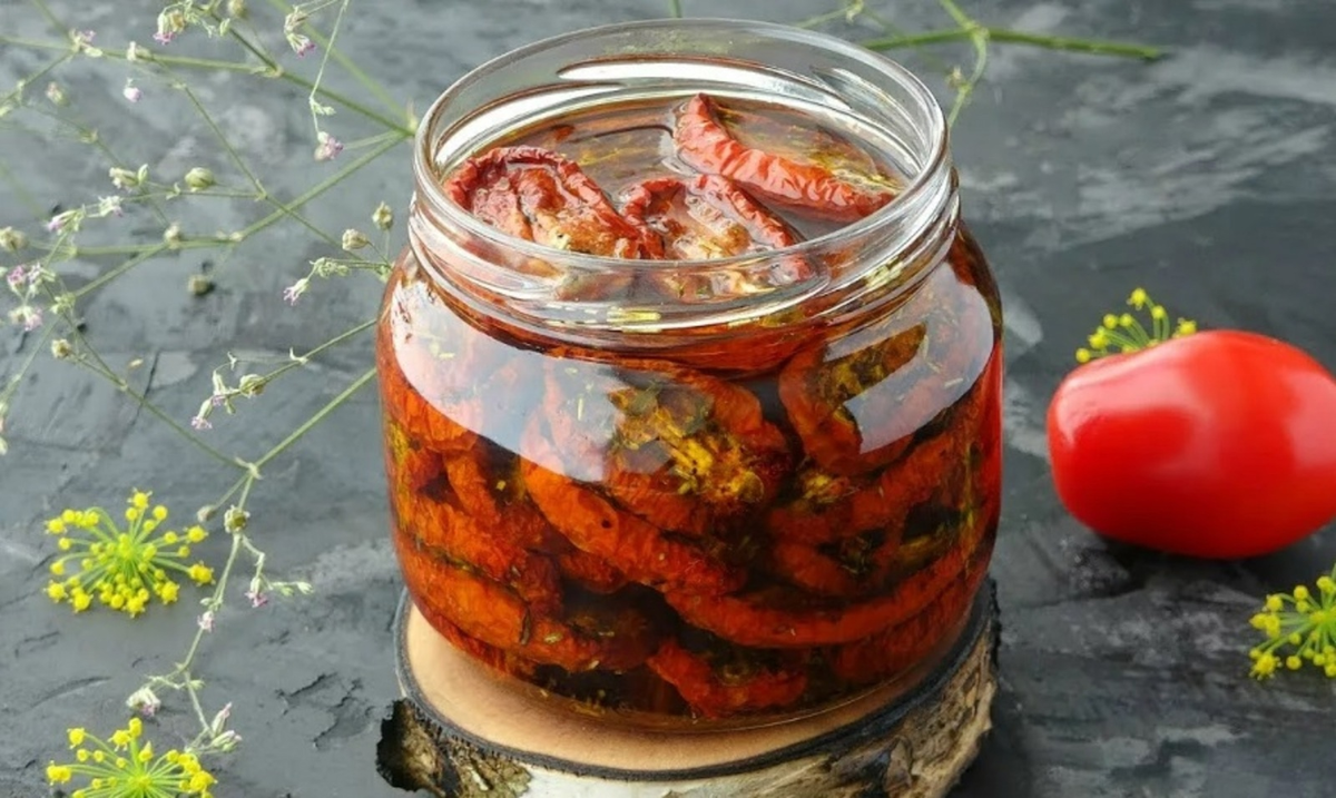 Томаты вяленые, с маслицем