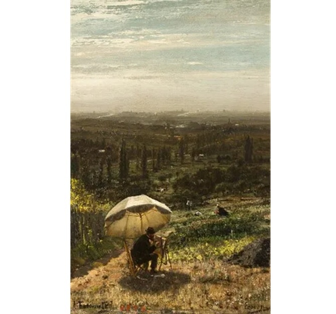 Алексей Боголюбов. Экуан. 1880. Дерево, масло. 41,5 x 26,5. Саратовский музей имени А.Н. Радищева