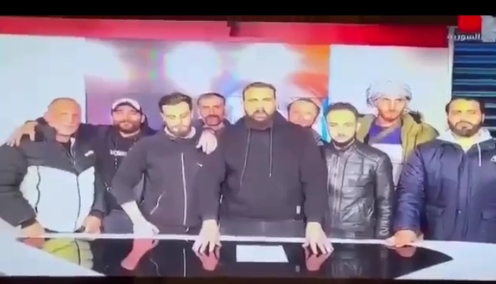 Боевики на телевидении в Дамаске! 