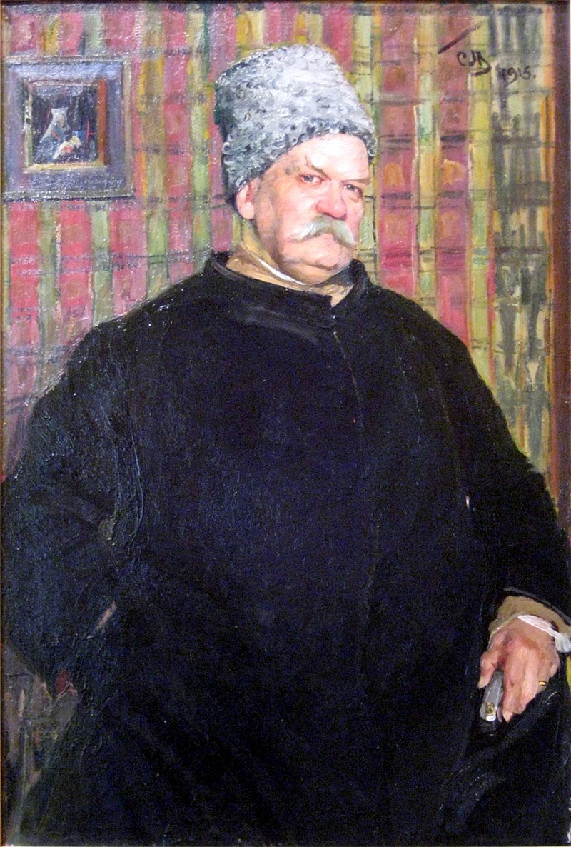 «Король репортёров»,
С. Малютин. Портрет В. Гиляровского, 1915