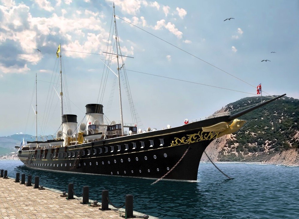 Общий вид Яхты "Штандарт"