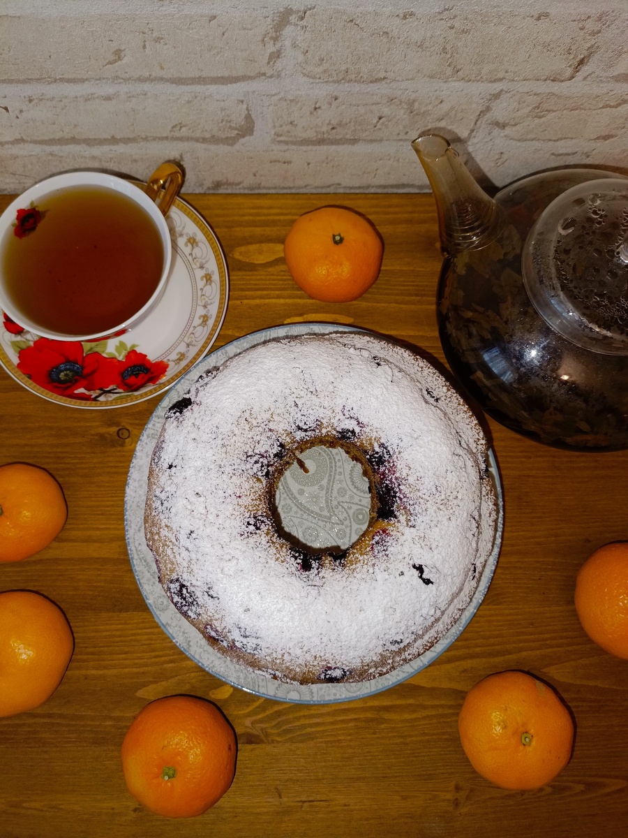 Постный пирог Медовый. Фото автора 