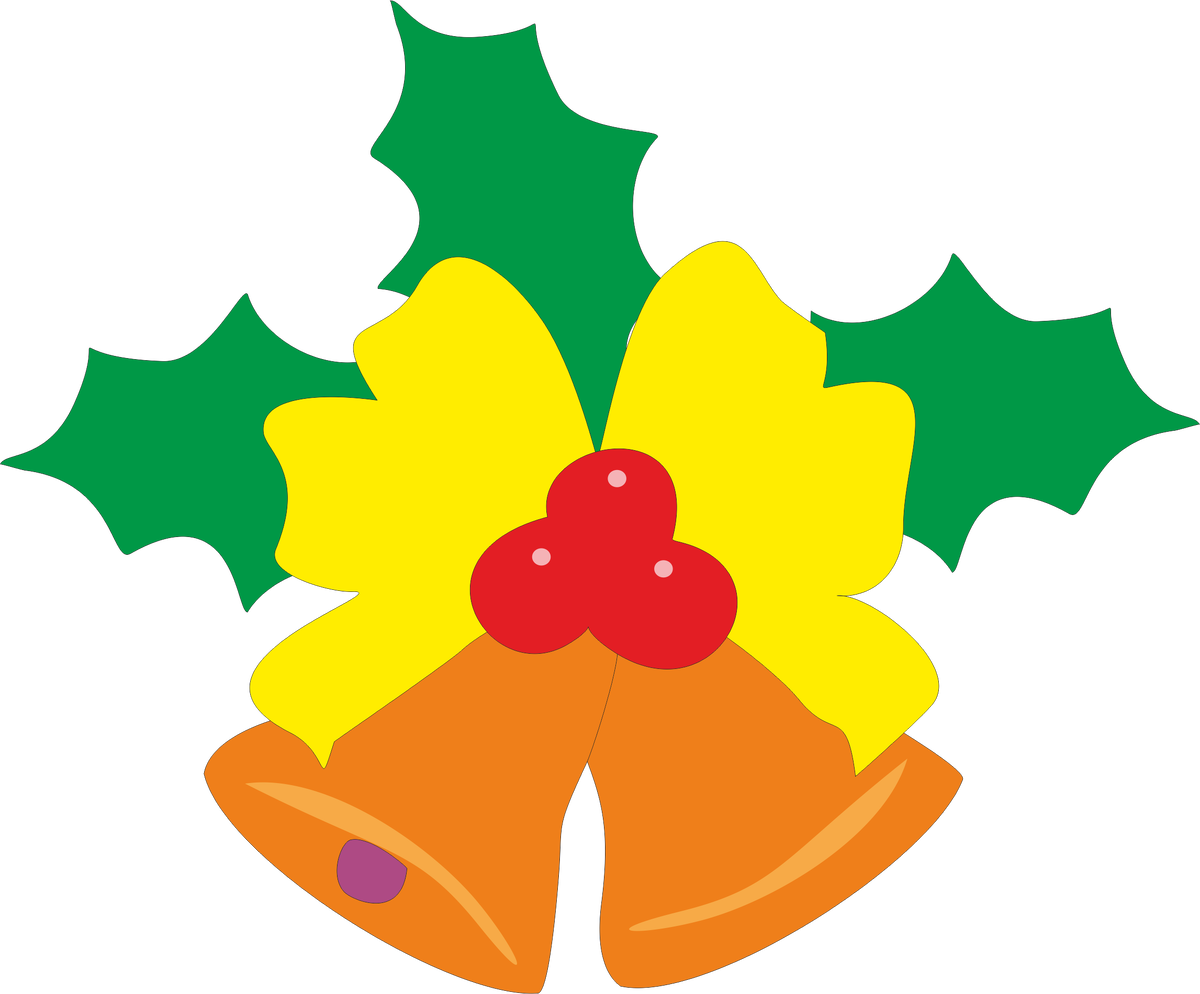 колокольчик можно сохранить, напечатать и вырезать. 