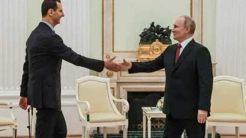 Башар Асад и Владимир Путин.