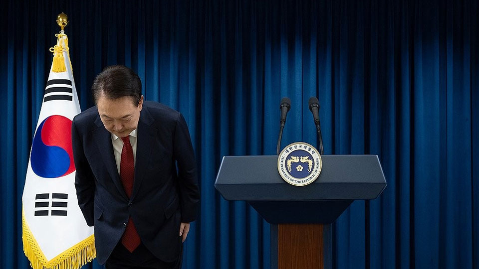    Президент Южной Кореи Юн Сок Ёль. Фото агентства Yonhap