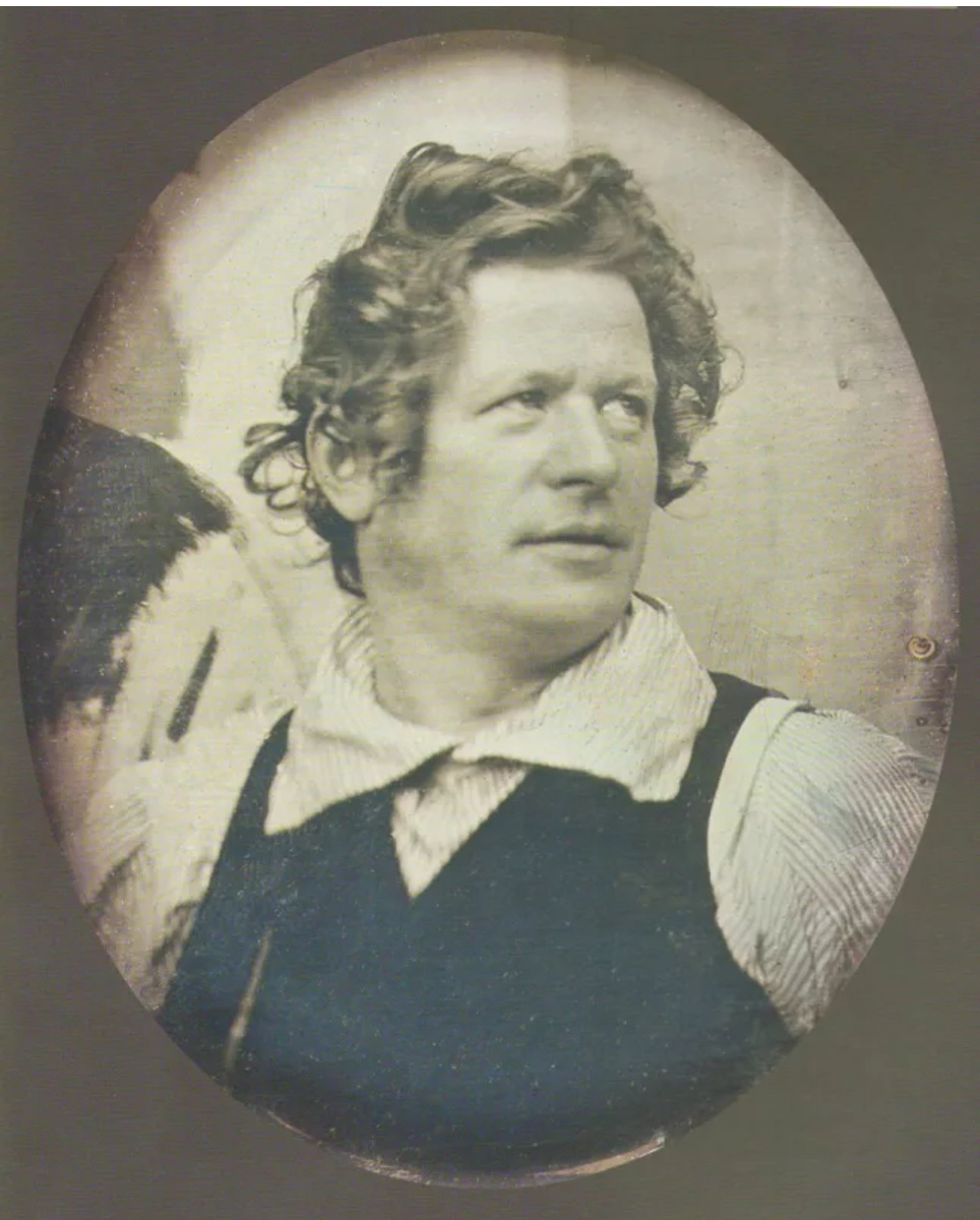 Дагерротип с изображением Карла Брюллова