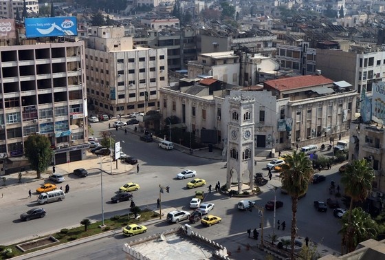    Город Хама в Центральной Сирии