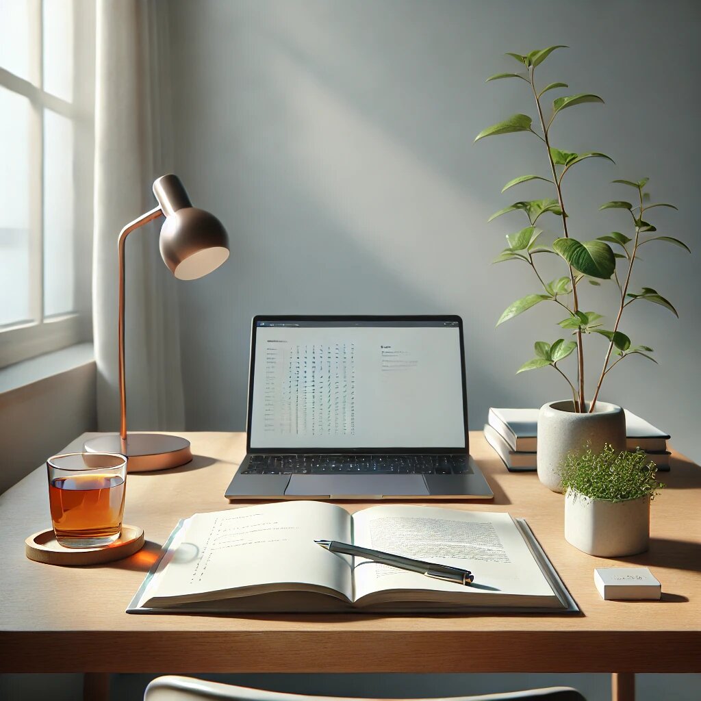 Спокойное рабочее пространство для теста на Дзен