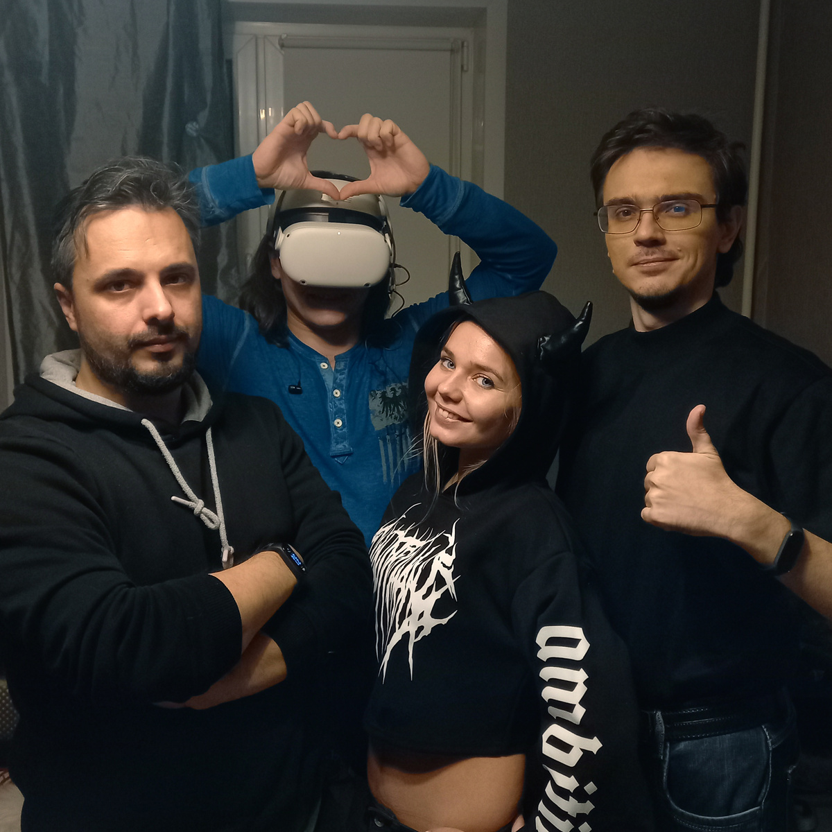 Слева направо: Дмитрий Григорьев, Роман Кулаков, Татьяна Завадская и Олег Черкалин