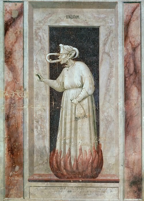 48 Семь пороков Зависть. Джотто ди Бондоне