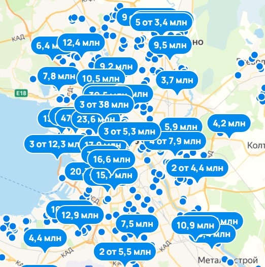 порядок цифр на покупку жилья в Петербурге, декабрь 2024