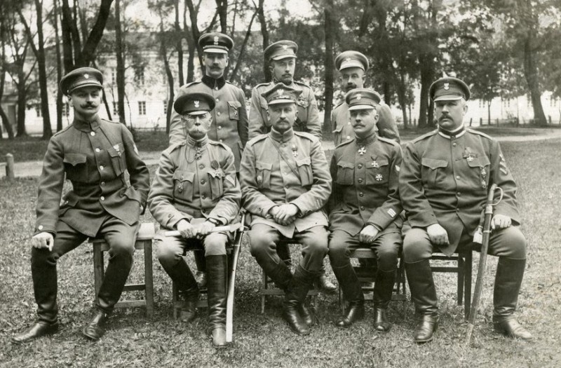 Штаб 1-го Польского корпуса.