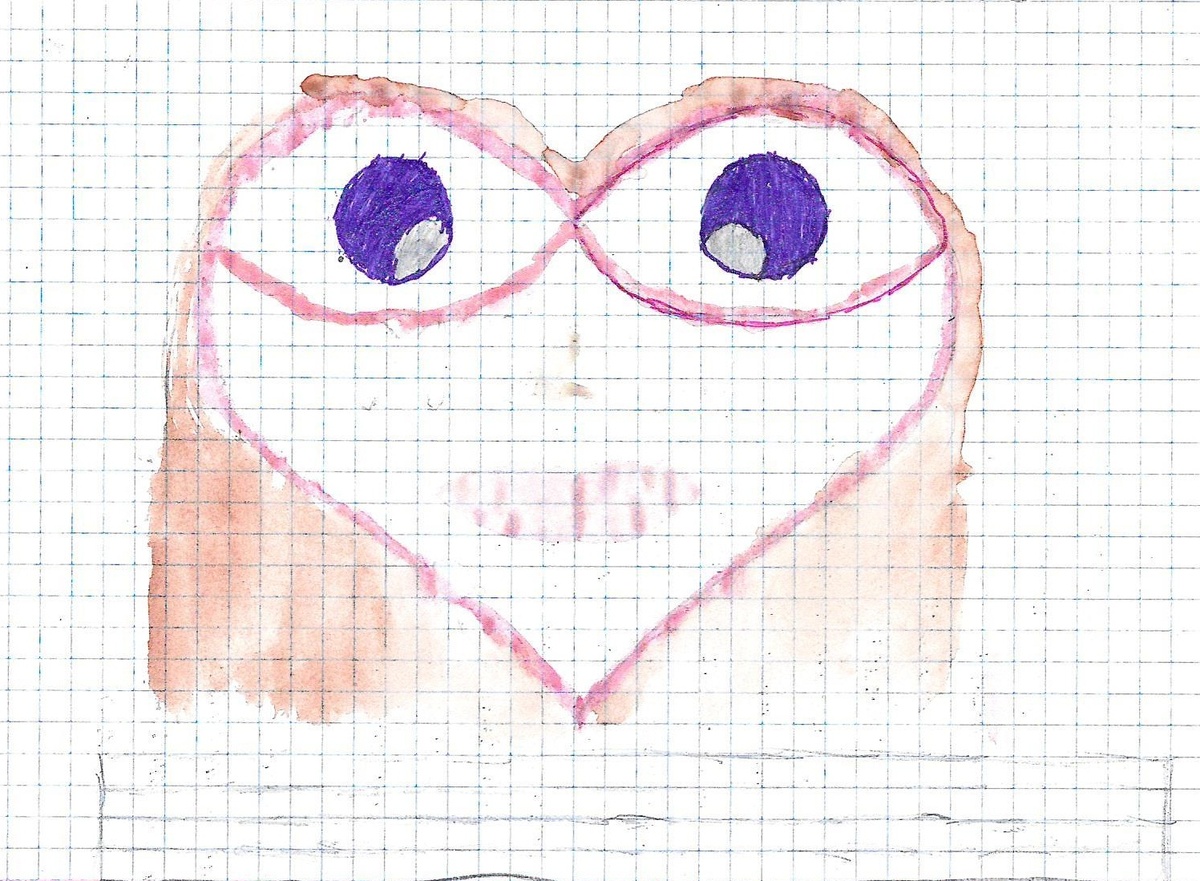 Картина Маринетт Мортем «Глазастое сердце»