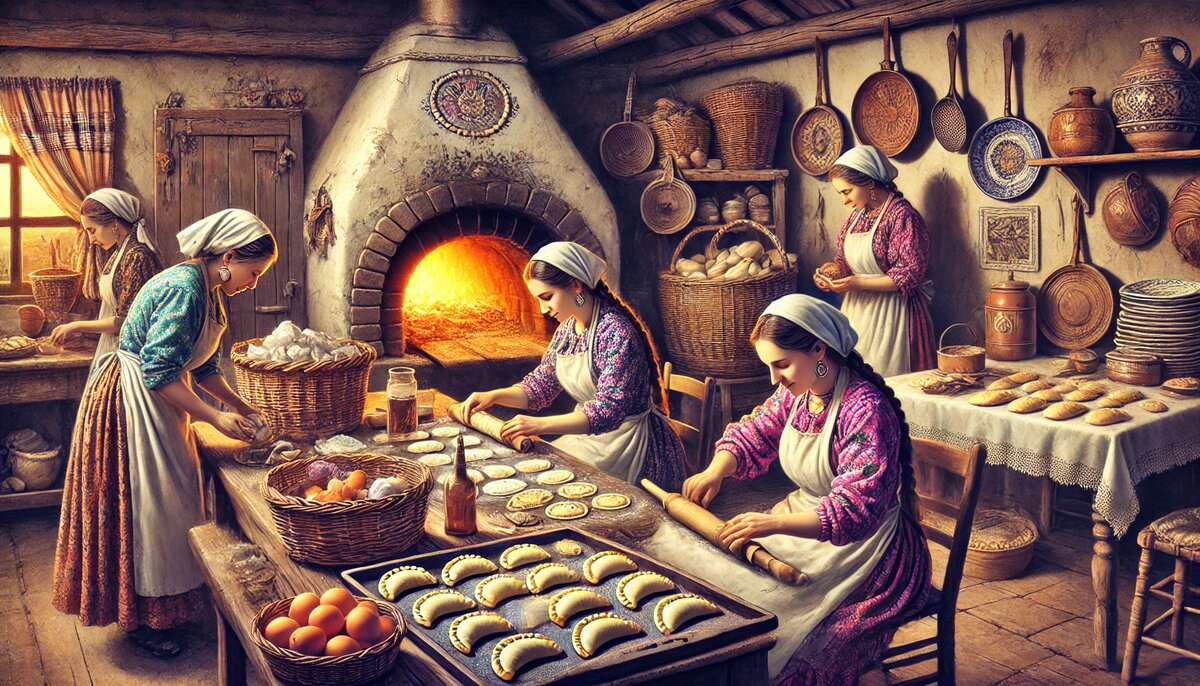 Традиции эмпанадас (сгенерировано DALL-E)