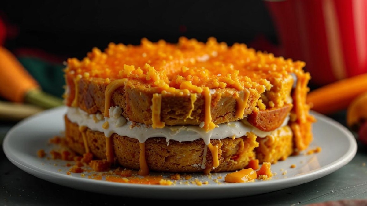 Безглютеновый морковный пирог