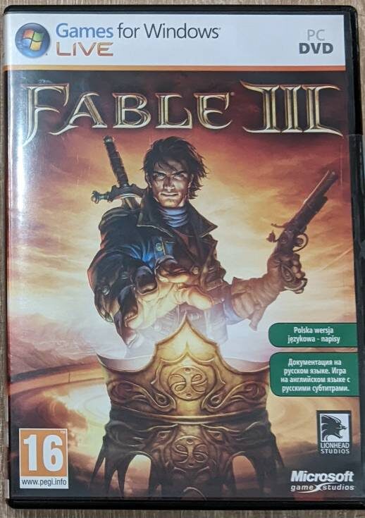 Обложка игры Fable III