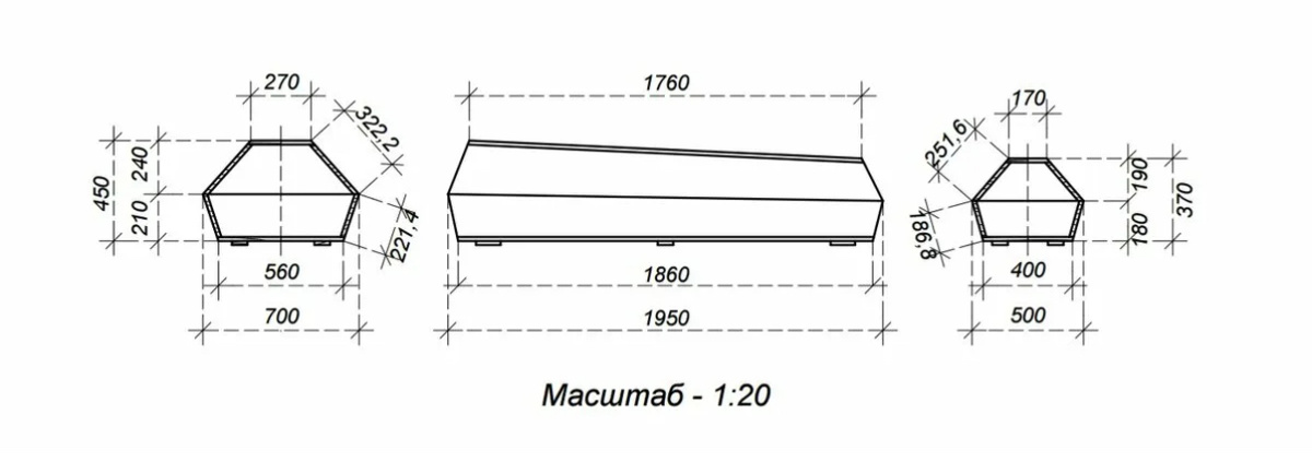 Размеры гробов 