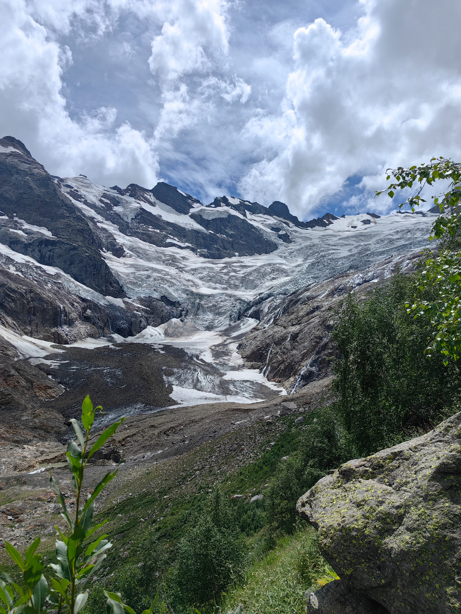 Ледник Алибек во всей красе
