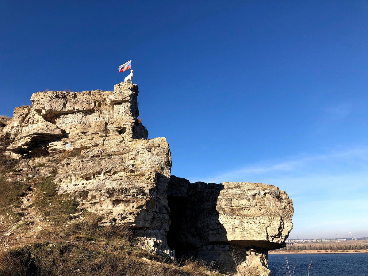 Коза на горе Могутовой. Фото: «Честная Самара», «Вконтакте»