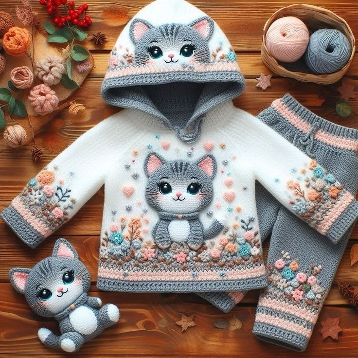 Детский костюм с котятами