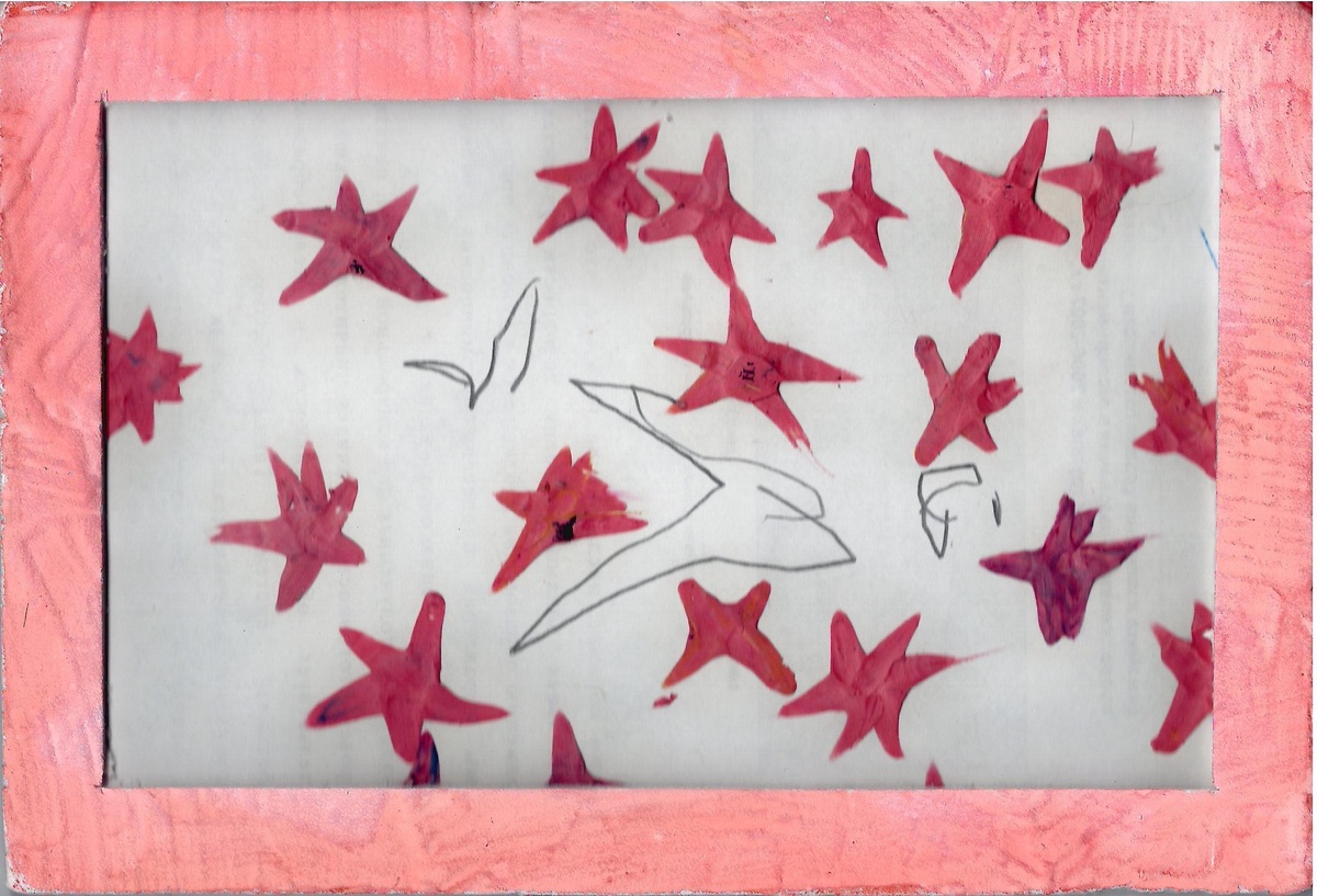 "Звёздное волшебство" - рисунок пластилином Маринетт Мортем