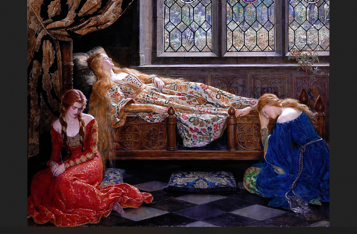Джон Кольер. «Спящая красавица» (1921)