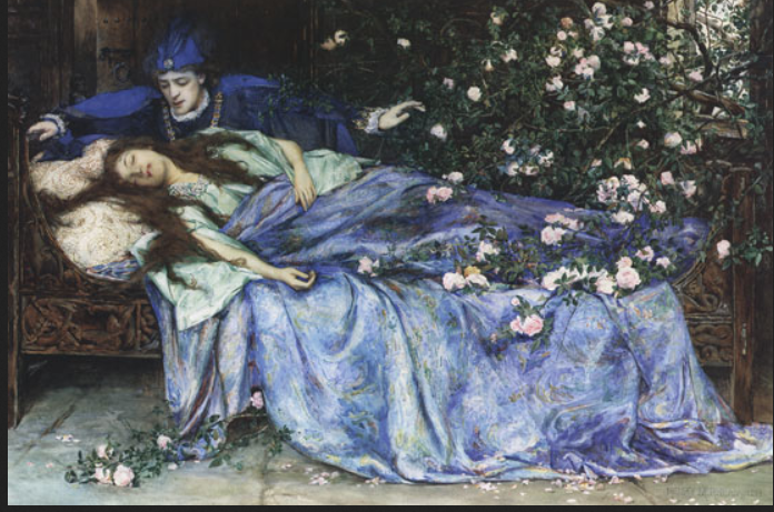 Генри Мейнелл Рим. «Спящая красавица» (1899)