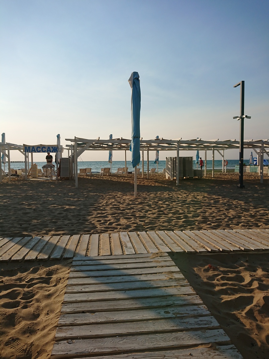 На пляже. Фото автора