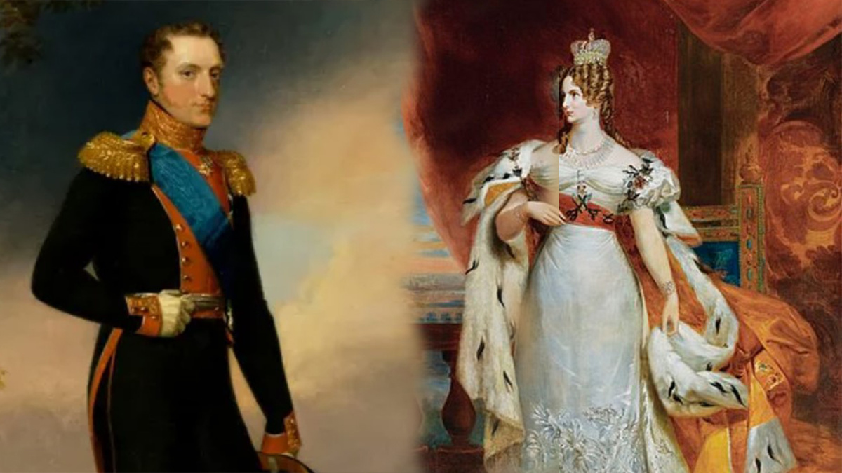 Николай Павлович и его супруга Александра Фёдоровна.