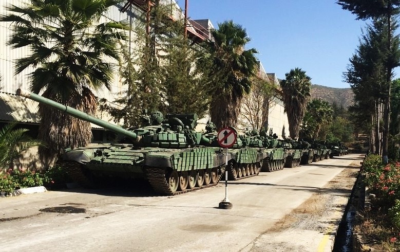 Т-72Б1 , поставленные в Эфиопию.