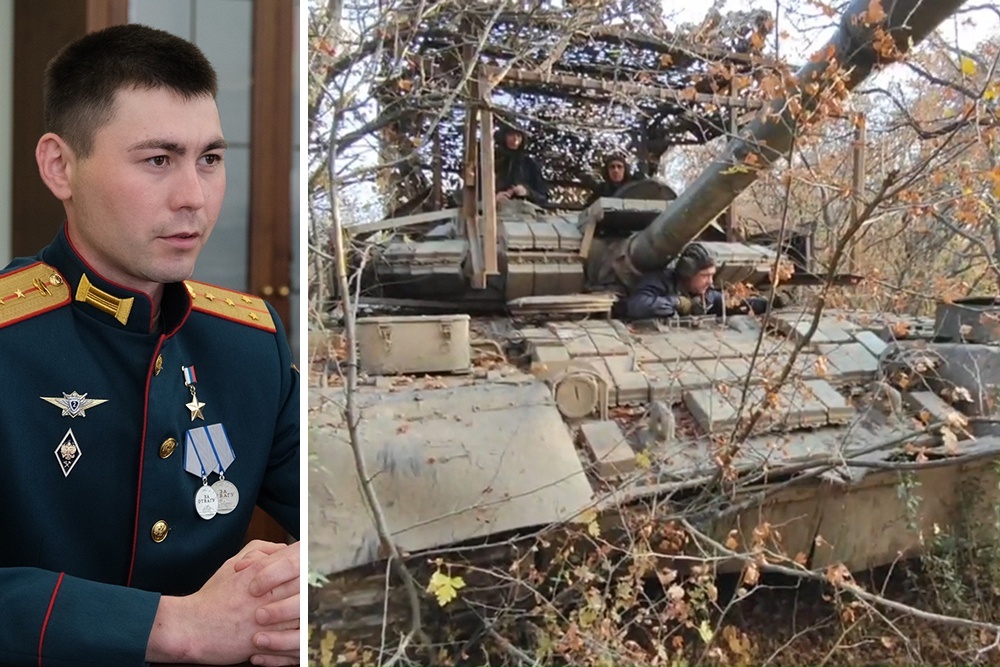    Герой России капитан Рустам Хасанов предпочитает полевую форму парадному кителю. Он вместе со своим геройским экипажем продолжает выполнять задачи на самых опасных направлениях. / Пресс-служба Губернатора Новосибирской области / Министерство обороны РФ