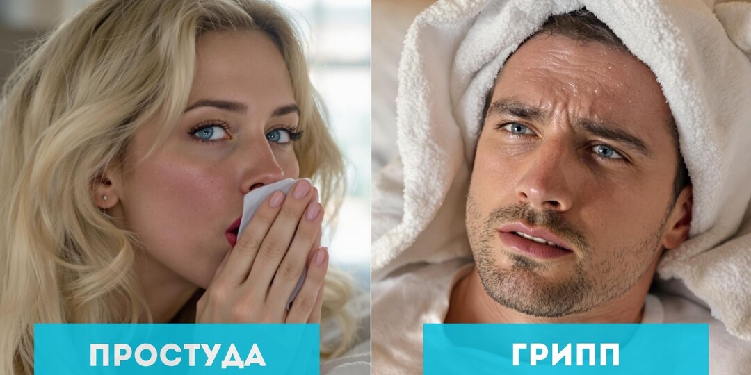 В чем разница между простудой и гриппом