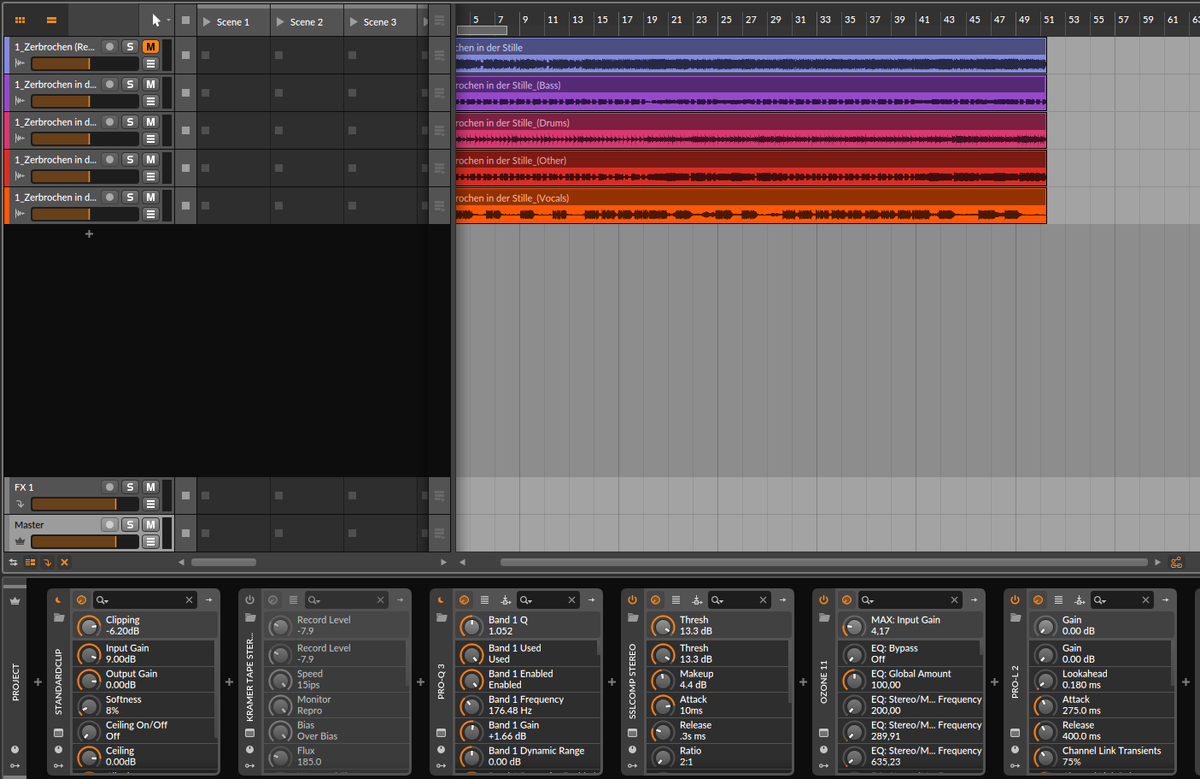 Работа над песней