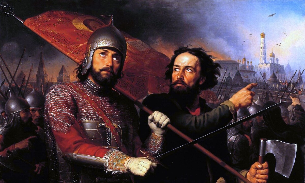 Минин и Пожарский, картина М.И. Скотти, 1850. Изображение из сети 