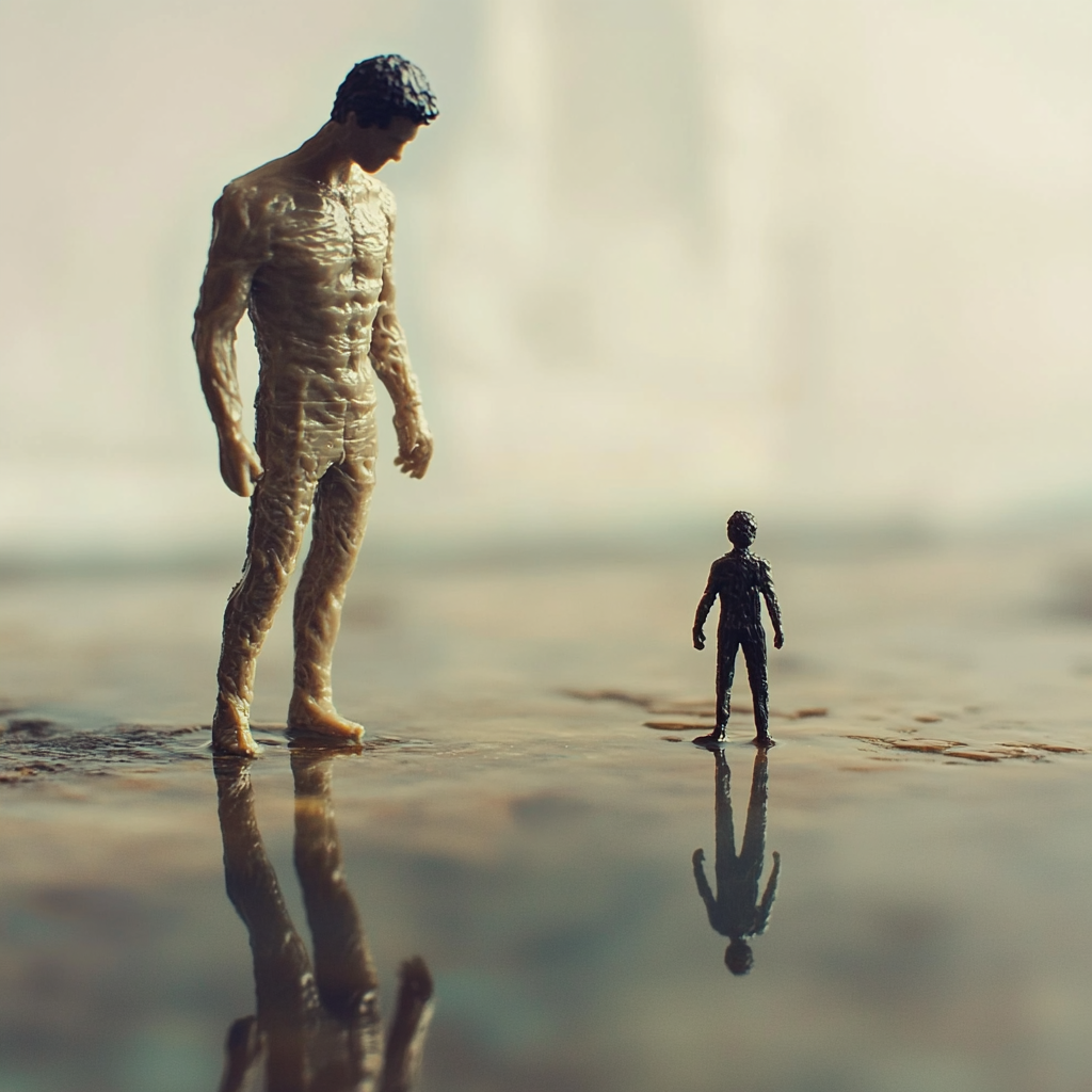 «Привет! Я вижу тебя, ты маленький, но очень важный для меня человечек. Я назову тебя ПРОЩЕНИЕ! 