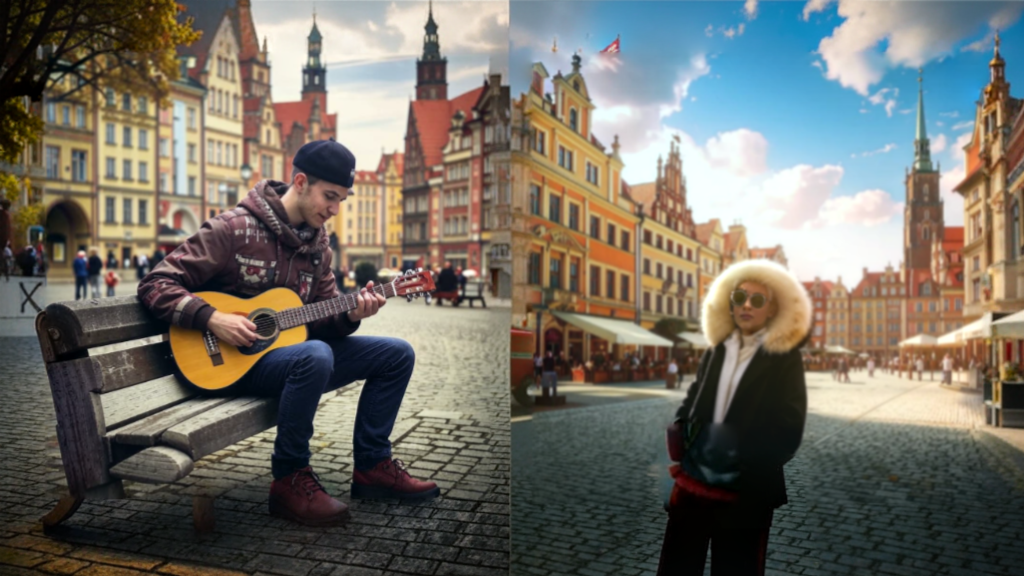 Петя и Неужелия на Ярмарке