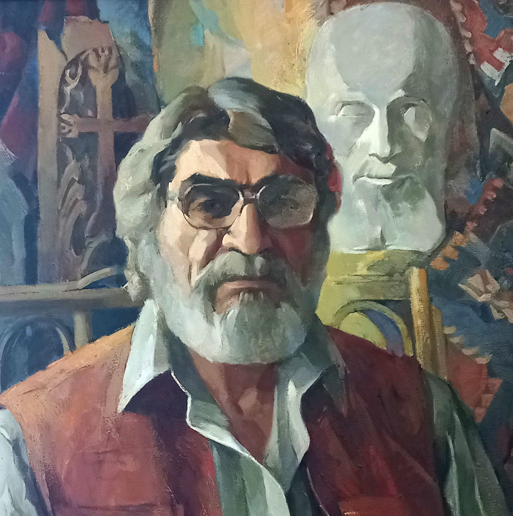 Мелик Агабекян «Автопортрет» Холст. Масло. 2016