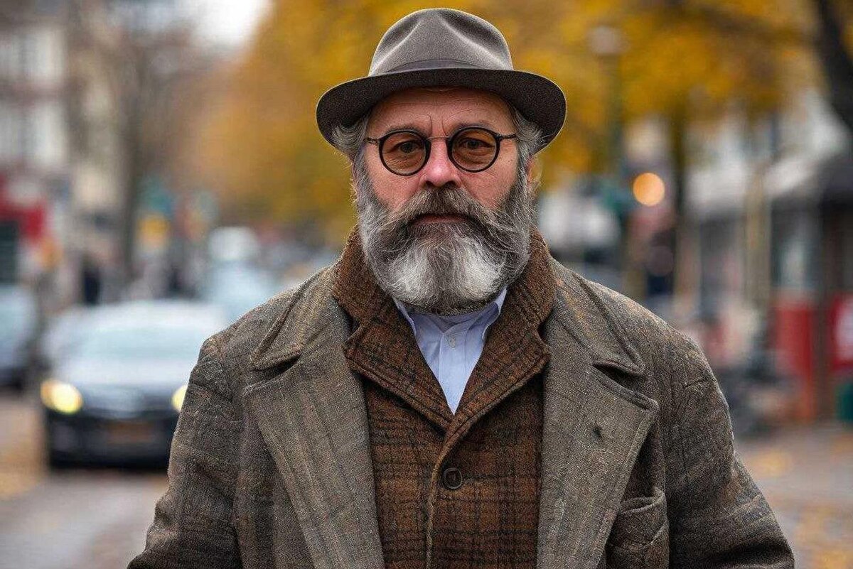 Так выглядел бы Басманный район, если бы был человеком. По словам жителей, он интеллигент, любит искусство, немного старомодный, но стильный. Сгенерировано нейросетью "Шедеврум", предоставлено институтом городских исследований "Тамга"