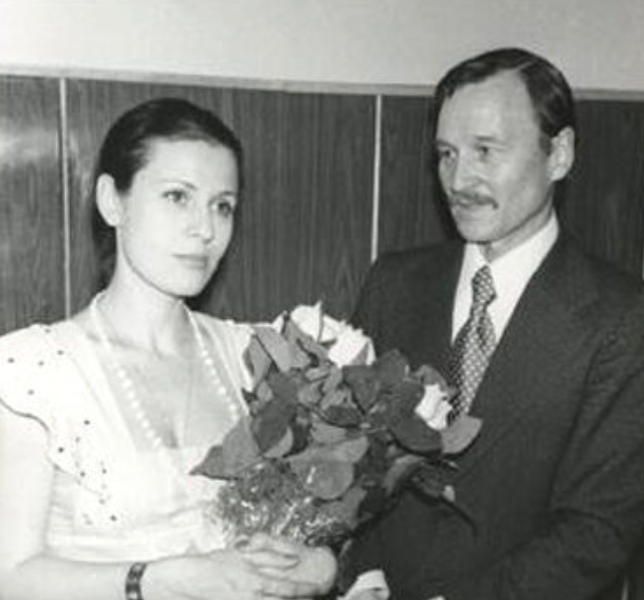 Валентина Толкунова с мужем
