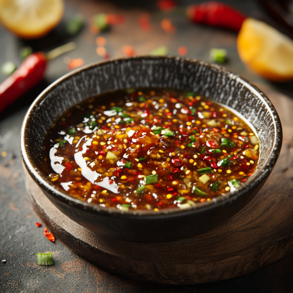 Острый ферментированный соус из юдзу и чили