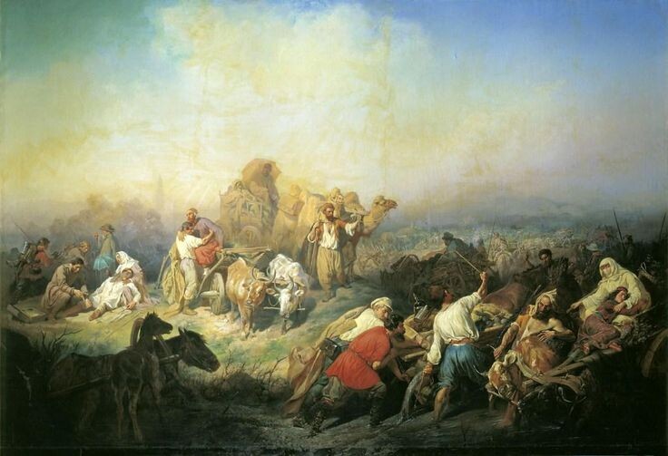 Филиппов К. Н. «Большая дорога между Симферополем и Севастополем в 1855 году»