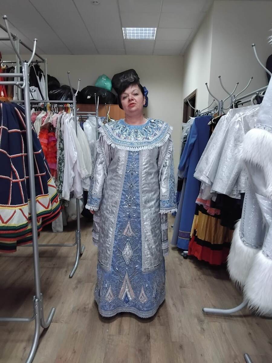 В костюмерной