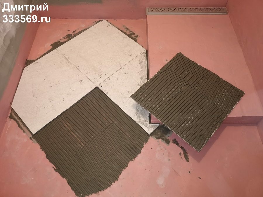 Укладка керамогранита.