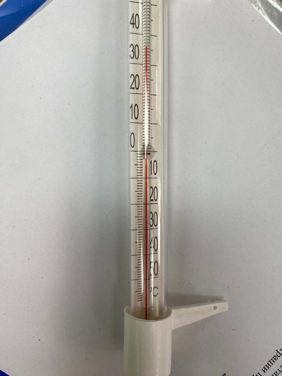 Совершенно реальное фото. Температура в кабинете этим летом