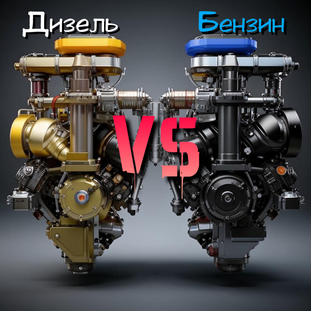 В чем отличие бензинового и дизельного двигателя
