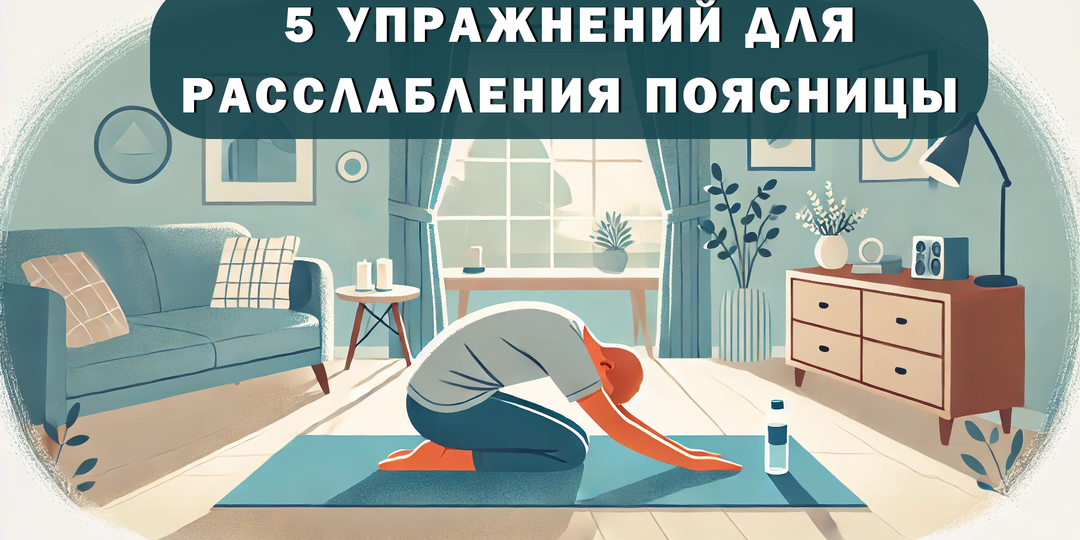 5 простых упражнений на растяжку поясницы, которые помогут снять напряжение и боль